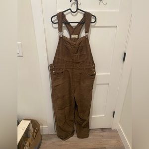 Free People Corduroy Overalls